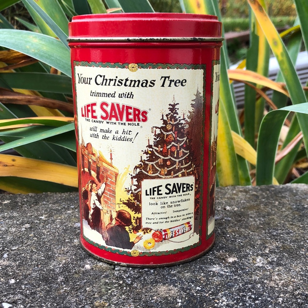 Vintage 1988 Lifesavers Holiday Keepsake Tin
